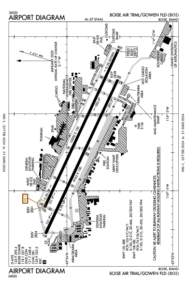 Boise Boise, ID (KBOI): AIRPORT DIAGRAM (APD)